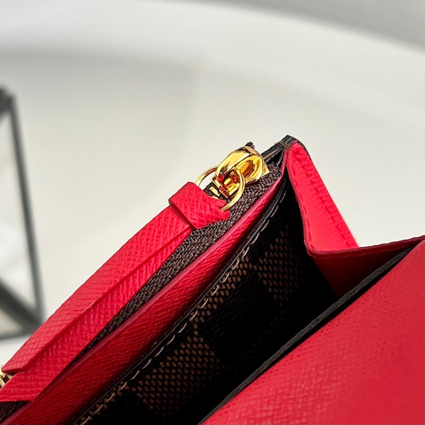 Louis Vuitton Emilie Wallet "Damier Ebene"