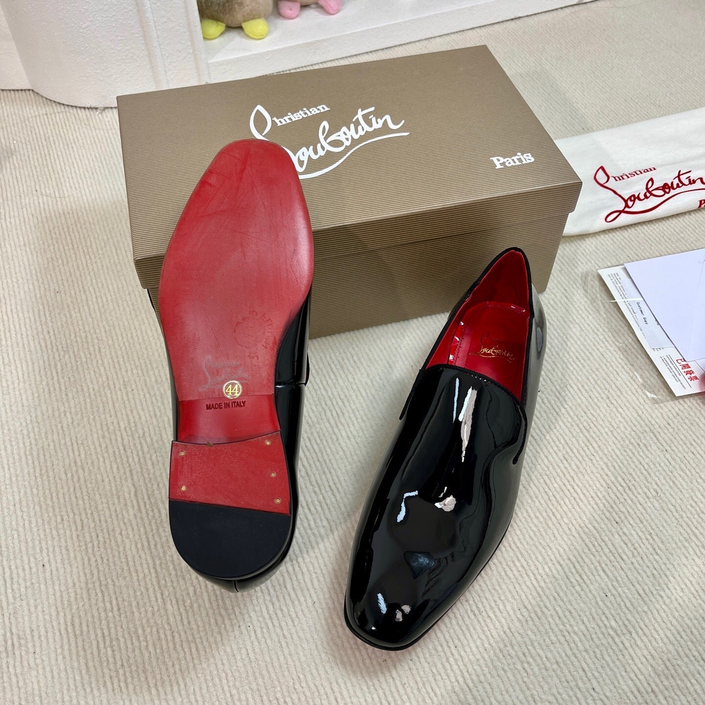 Christian Louboutin Dandy Chick Loafers "Black"