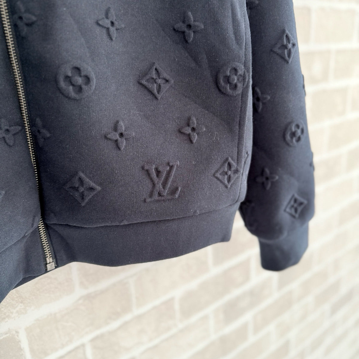 Louis Vuitton Monogram Embossed Track Top "Dark Navy"