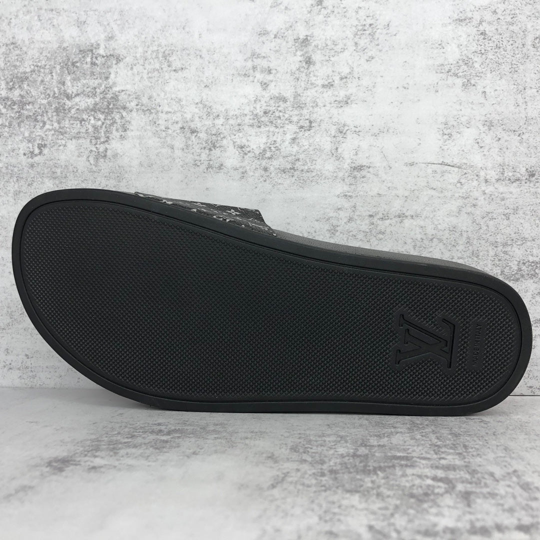 Louis Vuitton Slides "Black-Red-Yellow"
