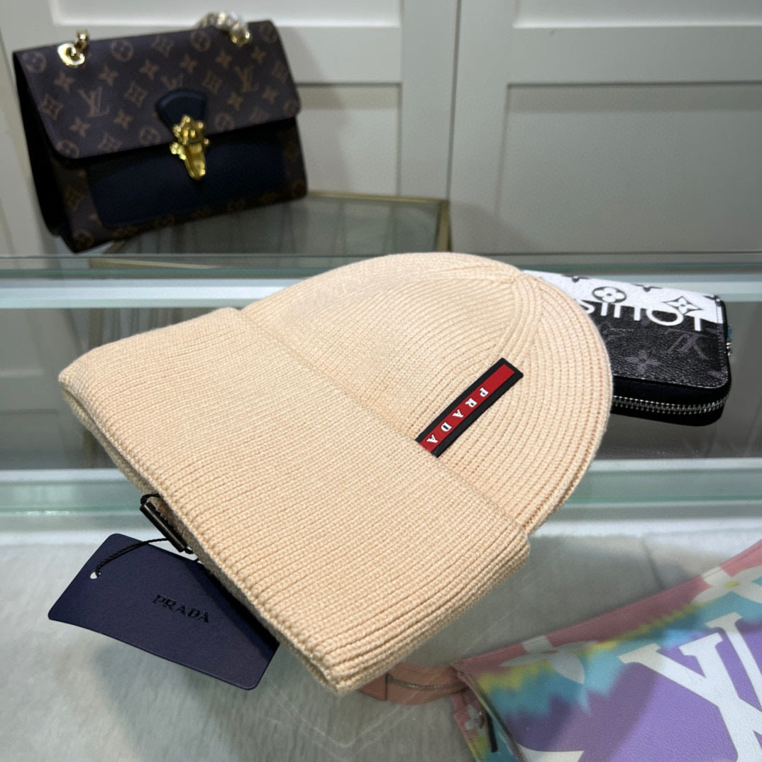 Prada Wool Beanie "Beige"