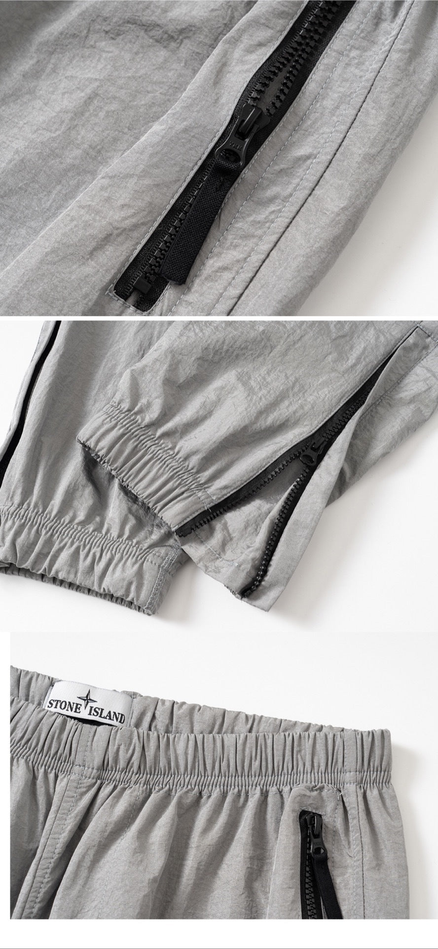 Stone Island Nylon Cargo Pants "Grey"