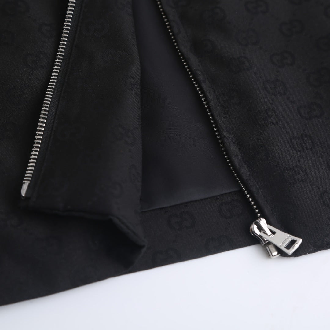 Gucci GG Wool Zip Jacket "Black"
