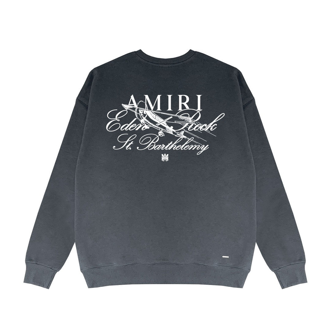 Amiri Eden Rock Sweatshirt "Grey-White"