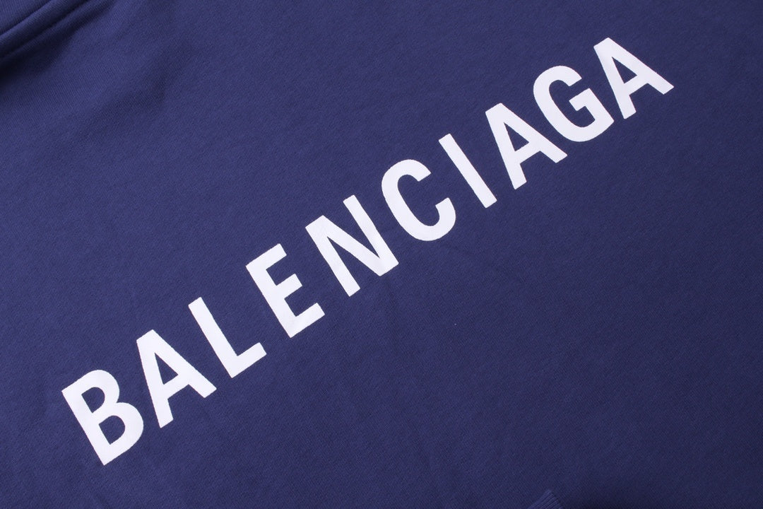 Balenciaga Hoodie "Blue-White"