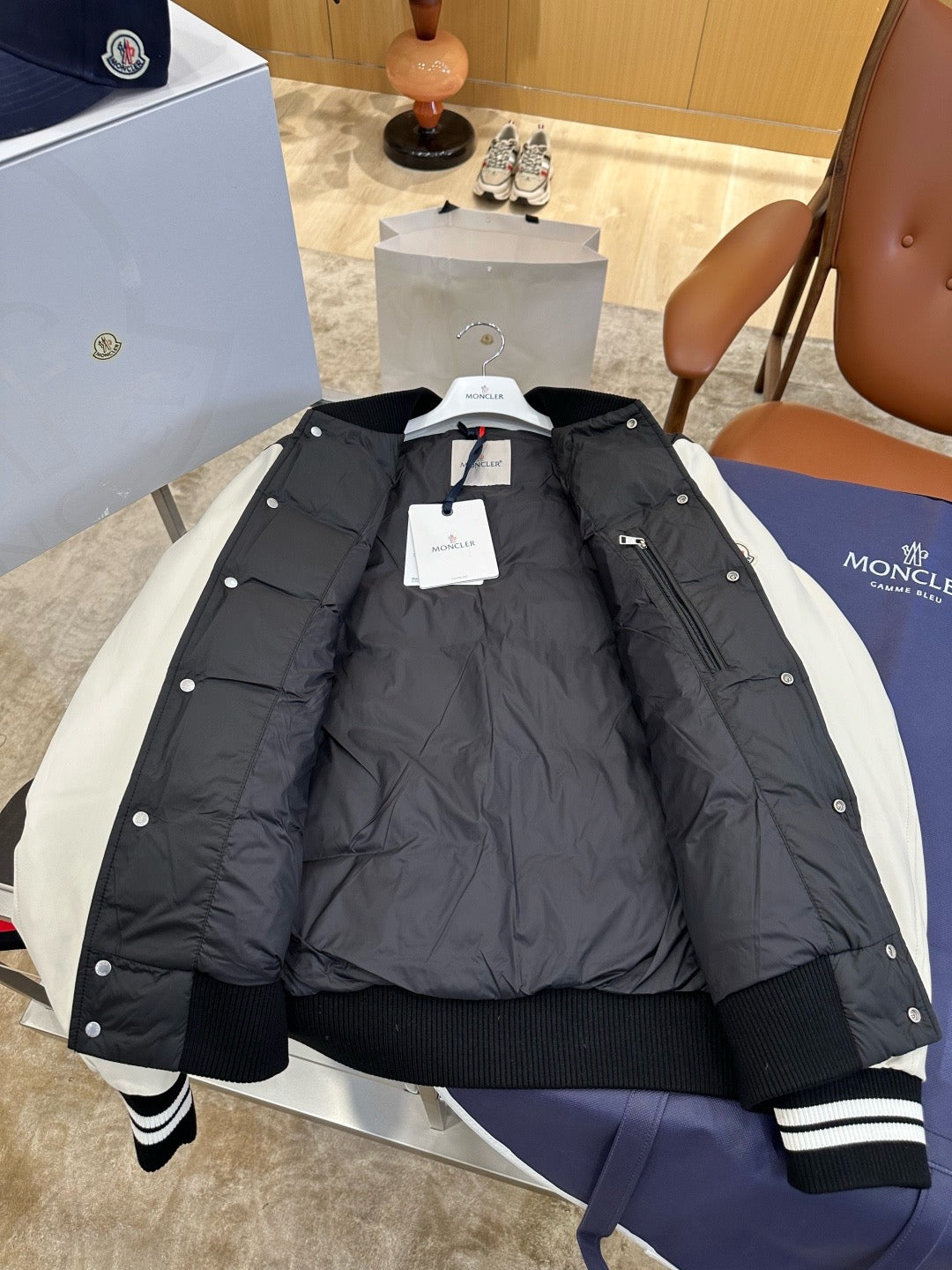 Moncler Ventoux Down Bomber Jacket "Black"