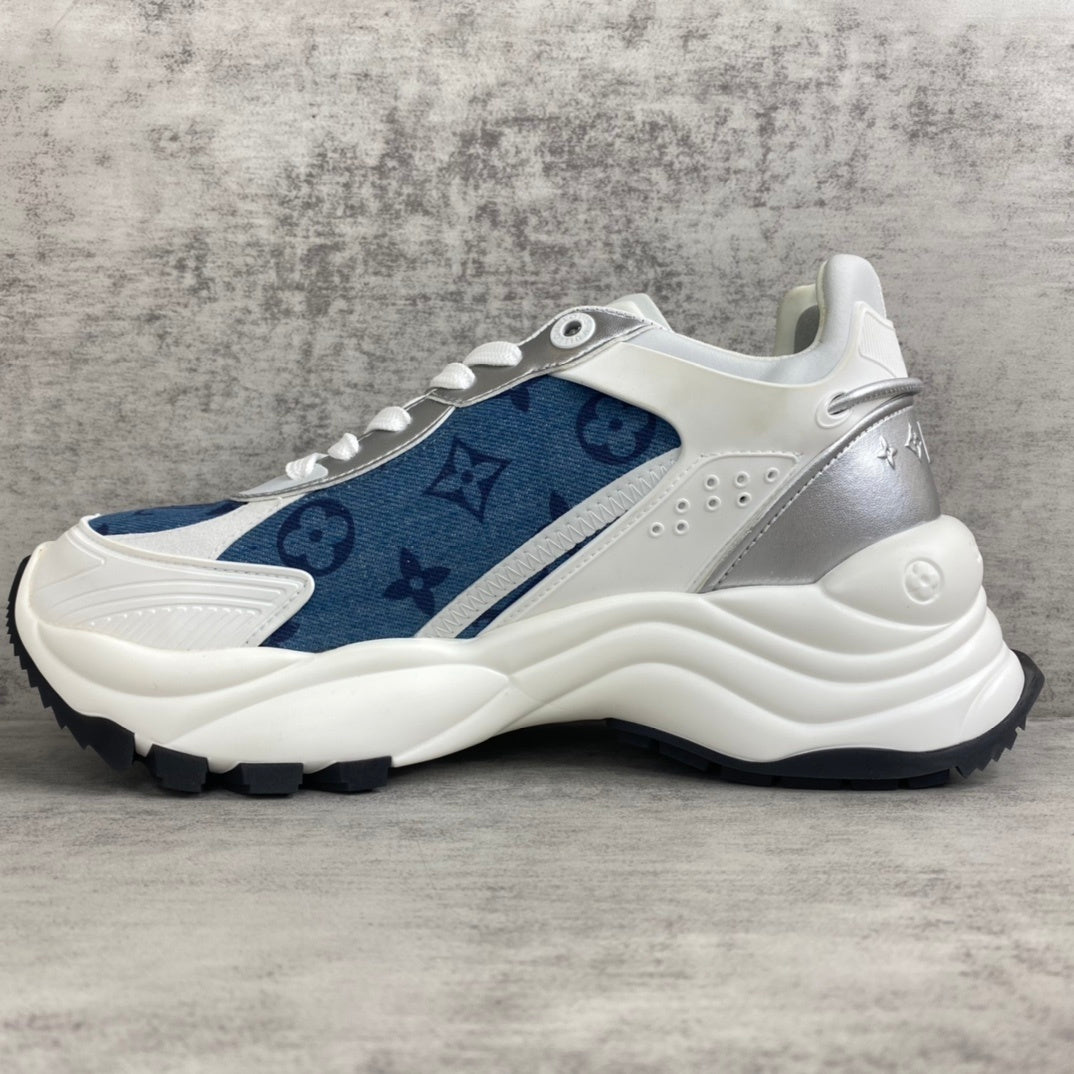Louis Vuitton Run 55 "White-Blue"