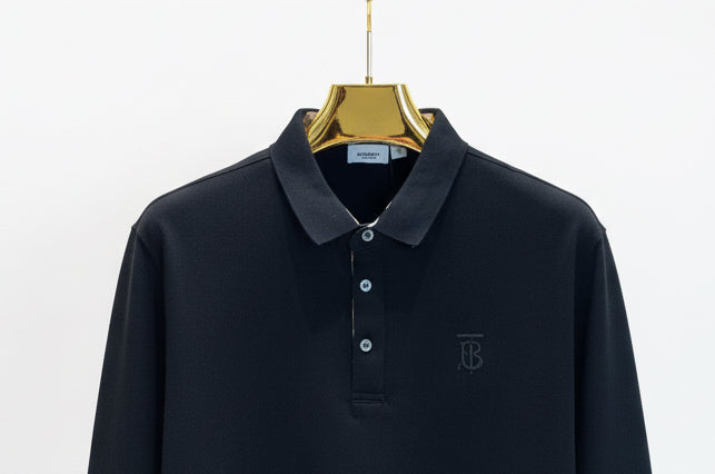 Burberry Polo Sweatshirt "Black"