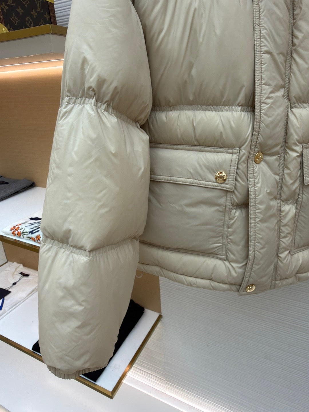 Celine Down Jacket "Beige"