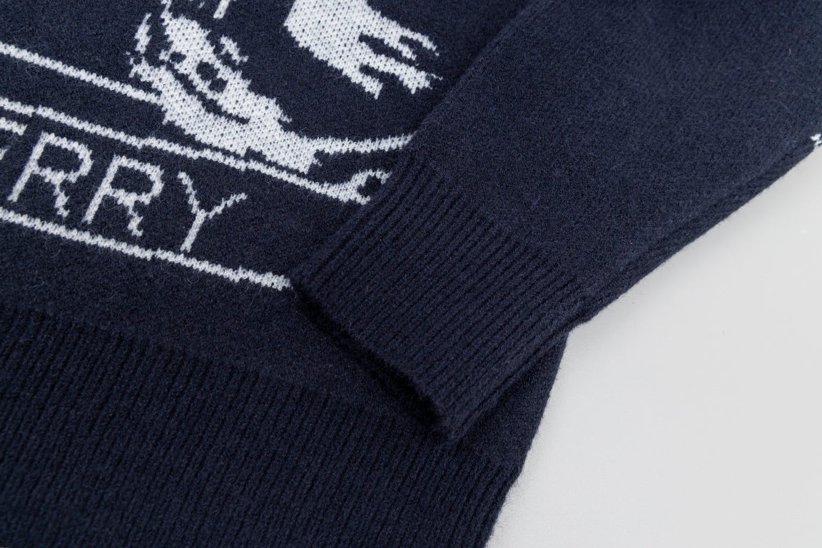 Burberry Knight Sweater "Navy Blue"