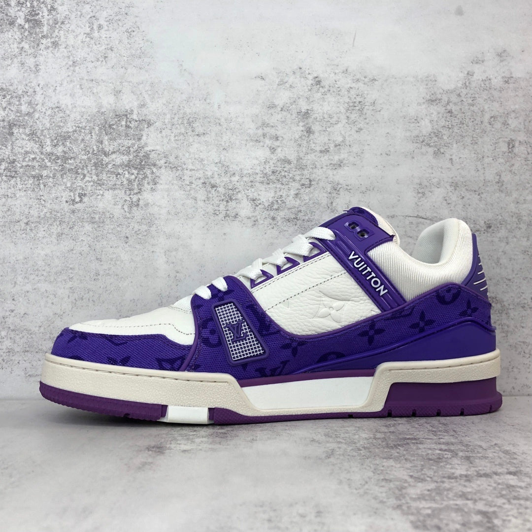 Louis Vuitton Trainers "Purple-White"