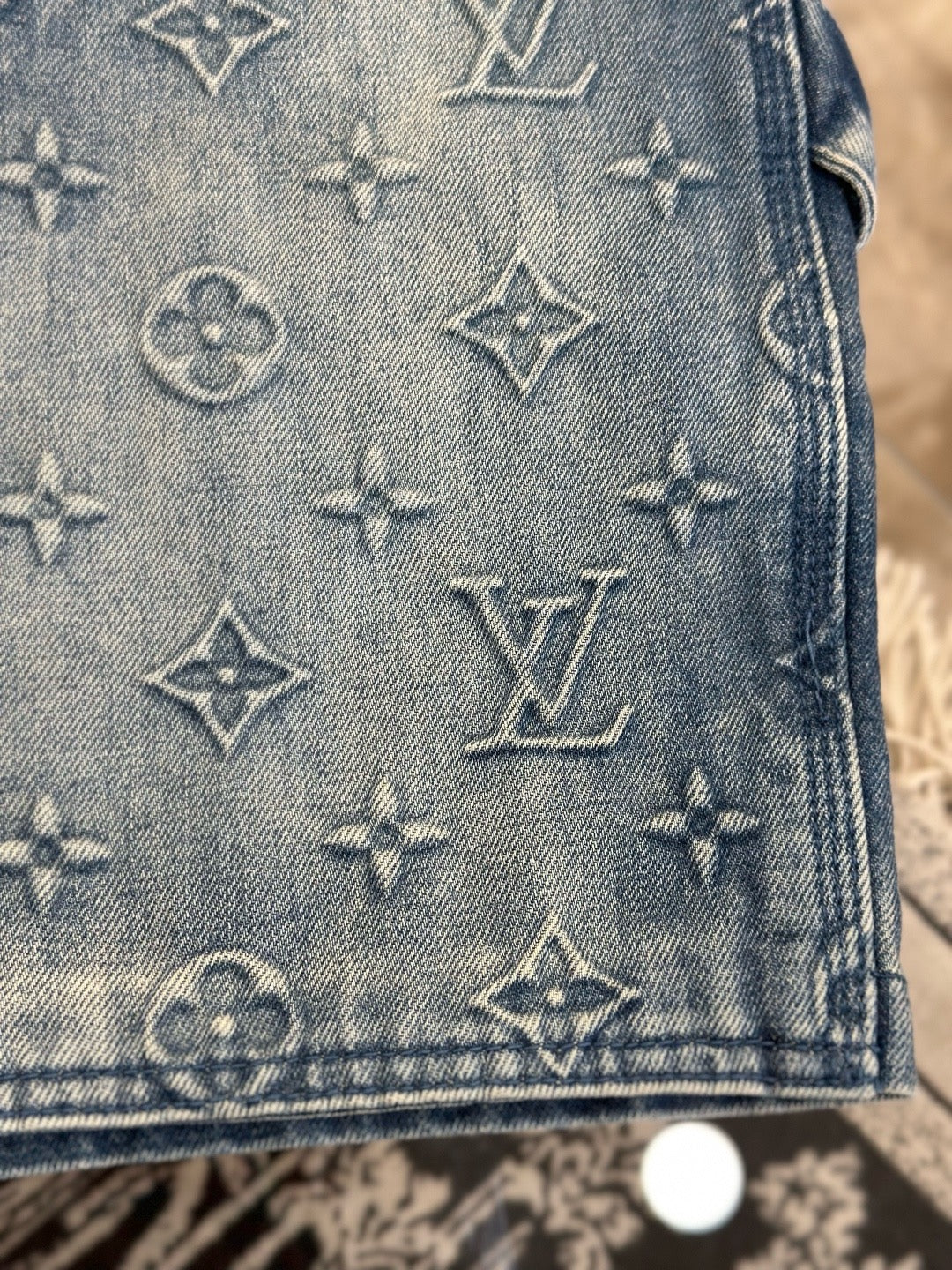 Louis Vuitton Denim Carpenter Shorts