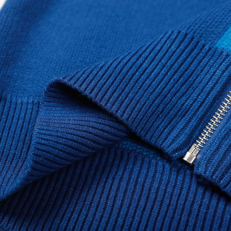 Louis Vuitton Zip-Up Sweater "Blue"