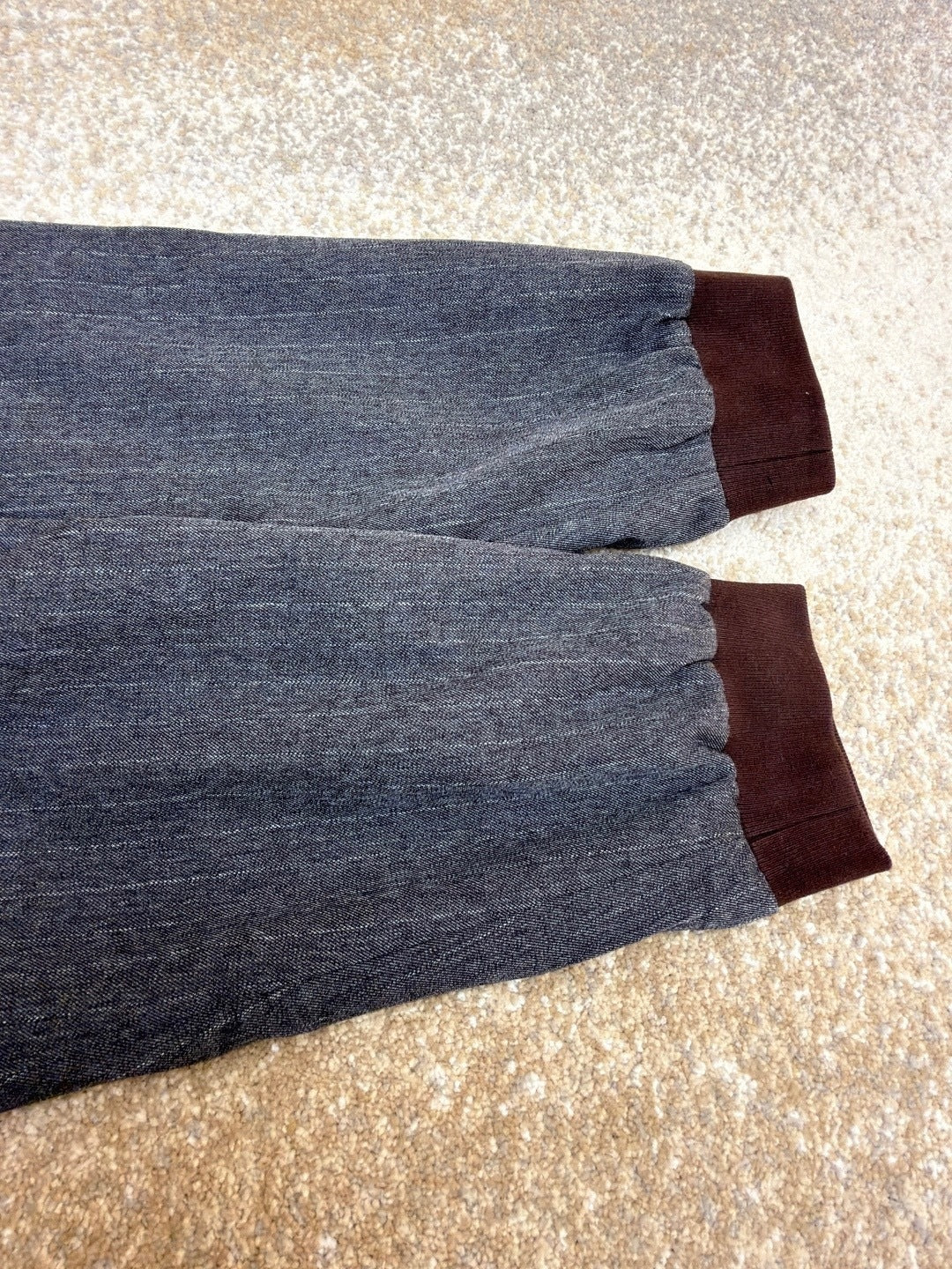 Miu Miu Pinstriped Zip-up Blouson Jacket "Grey"