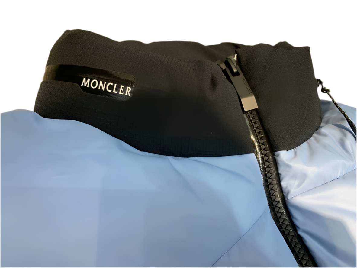 Moncler Down Padded Gilet "Baby Blue-Black"