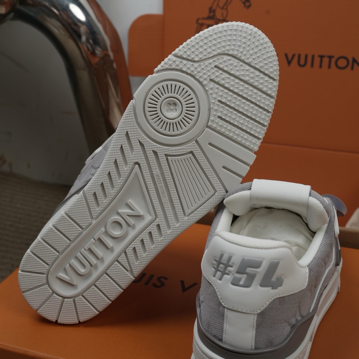 Louis Vuitton LV Trainers "Grey Denim"