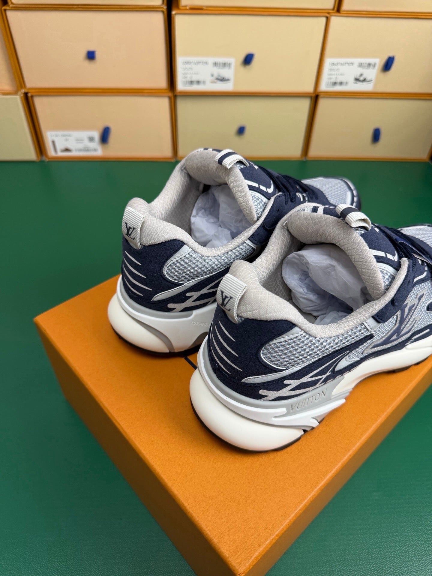 Louis Vuitton Tactic Runner Blue-Grey"
