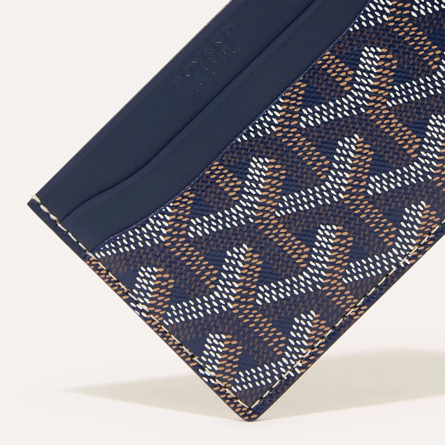 Goyard Saint-Sulpice Card Wallet “Navy Blue”