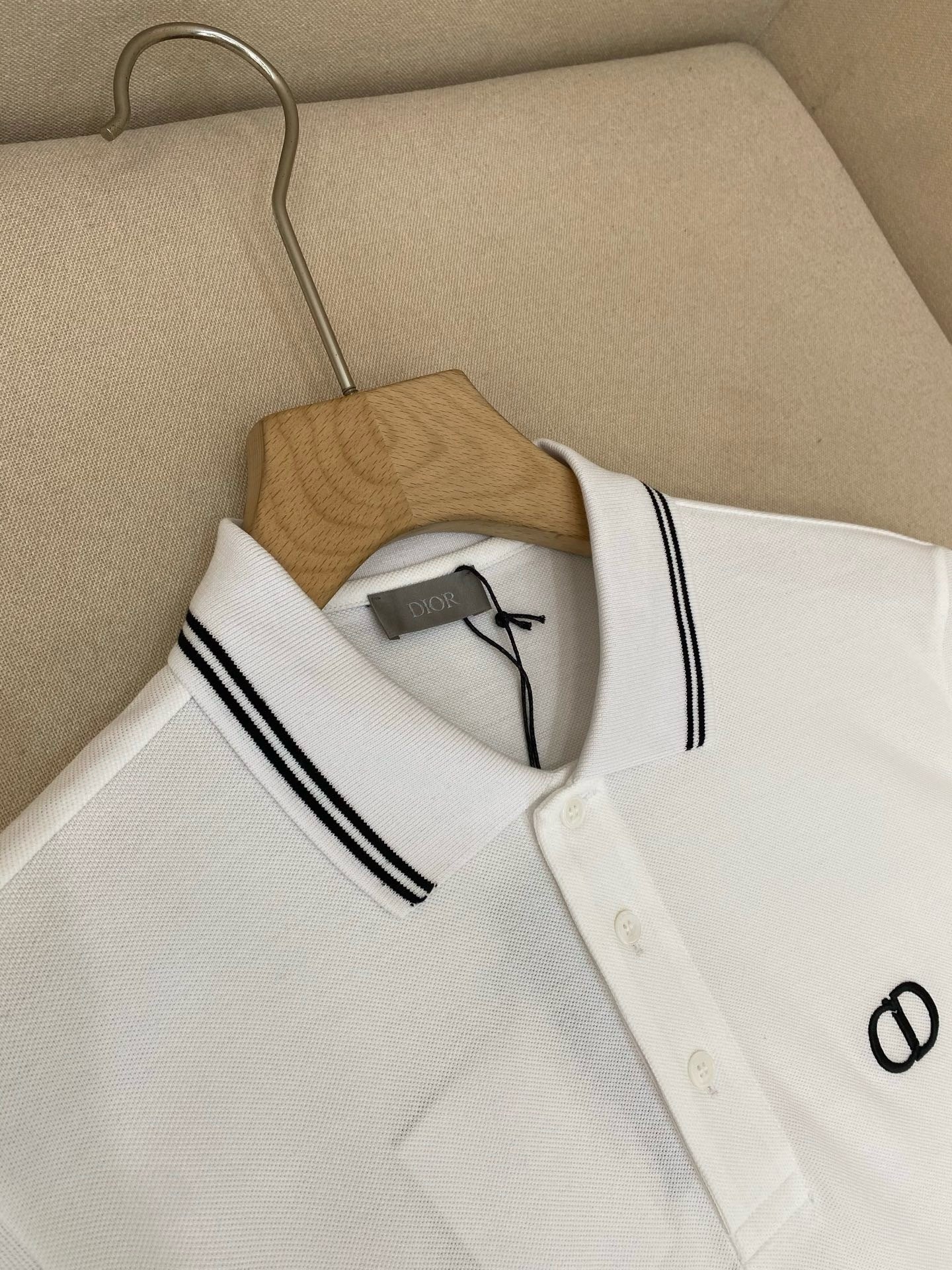 Dior CD Icon Polo T-Shirt “White”