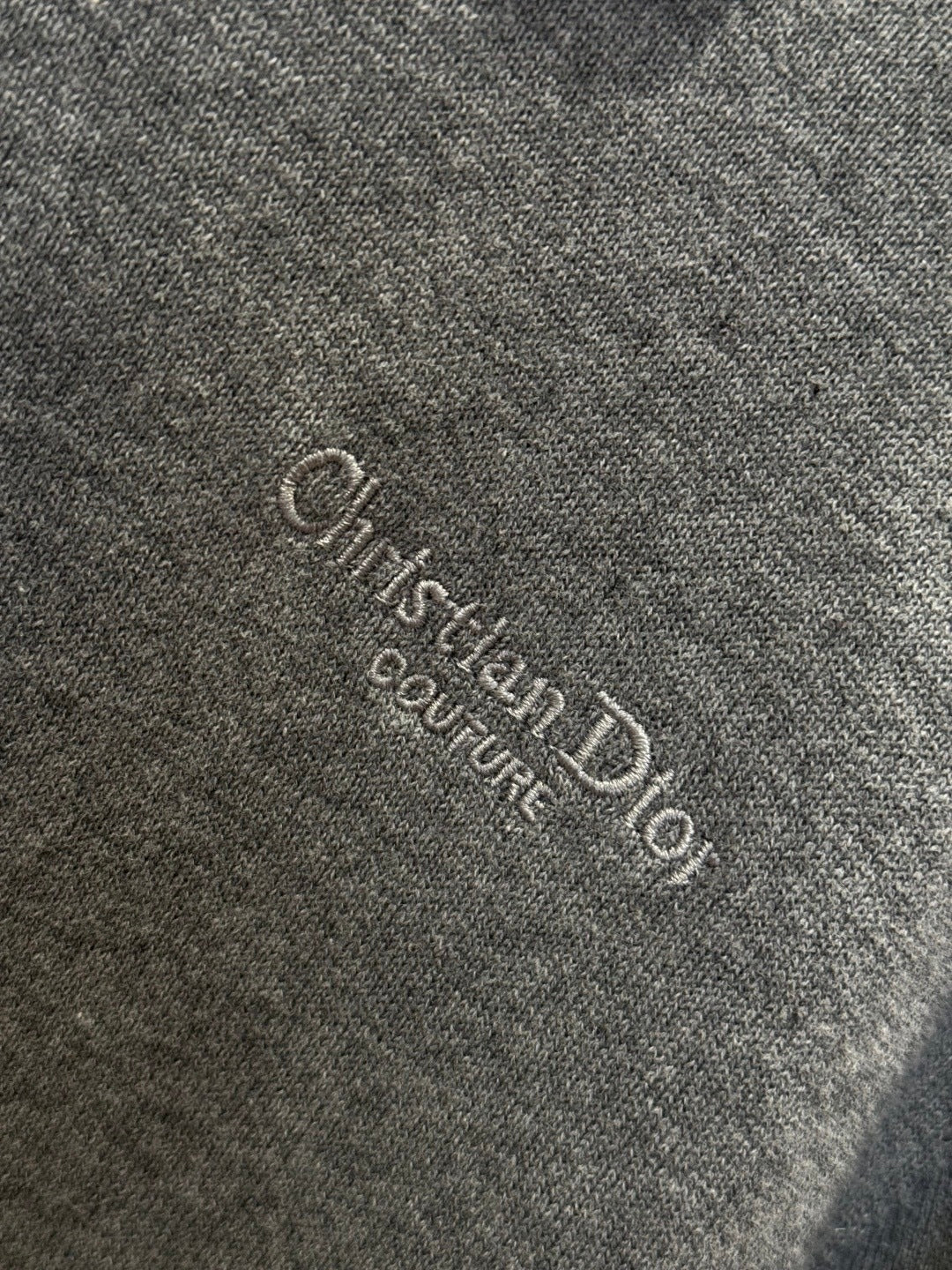 Dior Christian Dior Couture Polo Shirt “Grey”