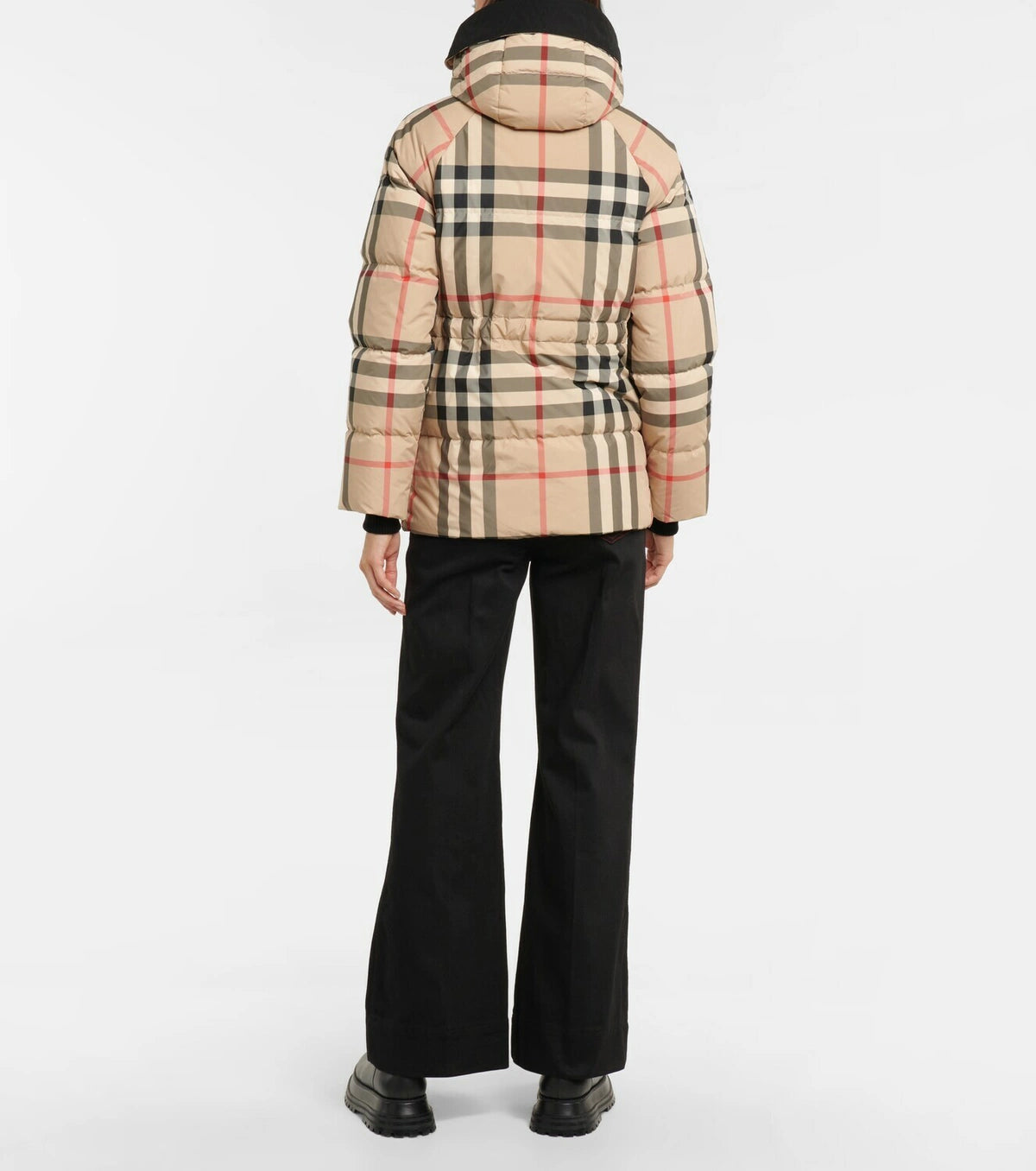 Burberry Check Down Jacket "Beige"