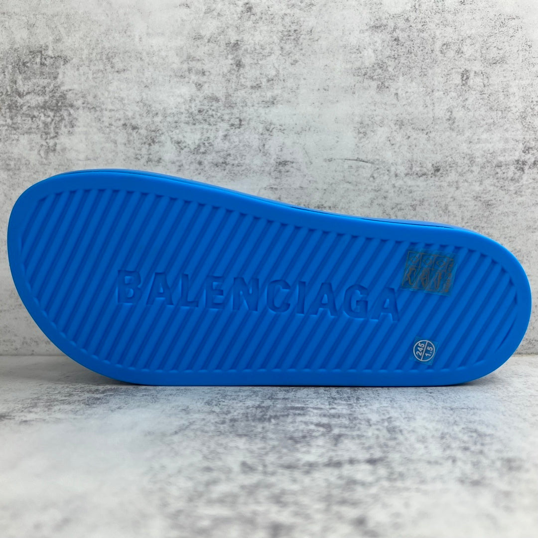 Balenciaga Chunky Slides "Blue"
