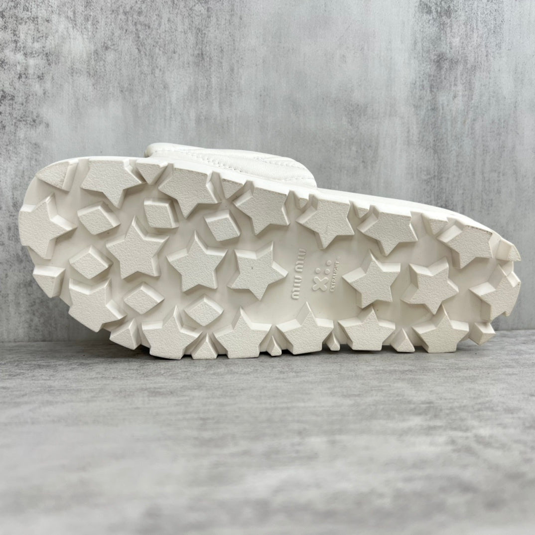 Miu Miu Slides "White"