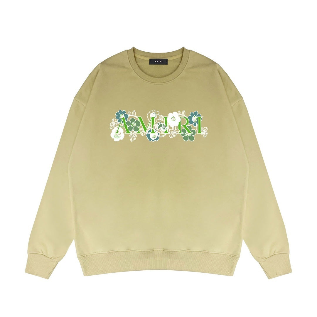 Amiri Floral Sweatshirt "Beige"