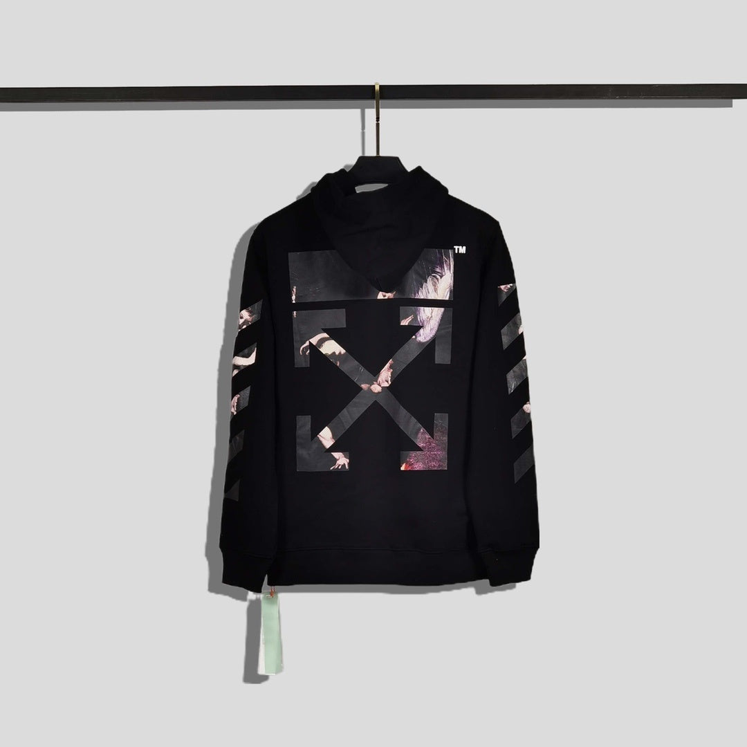 Off-White Caravaggio Arrows Hoodie "Black-Multicolour"
