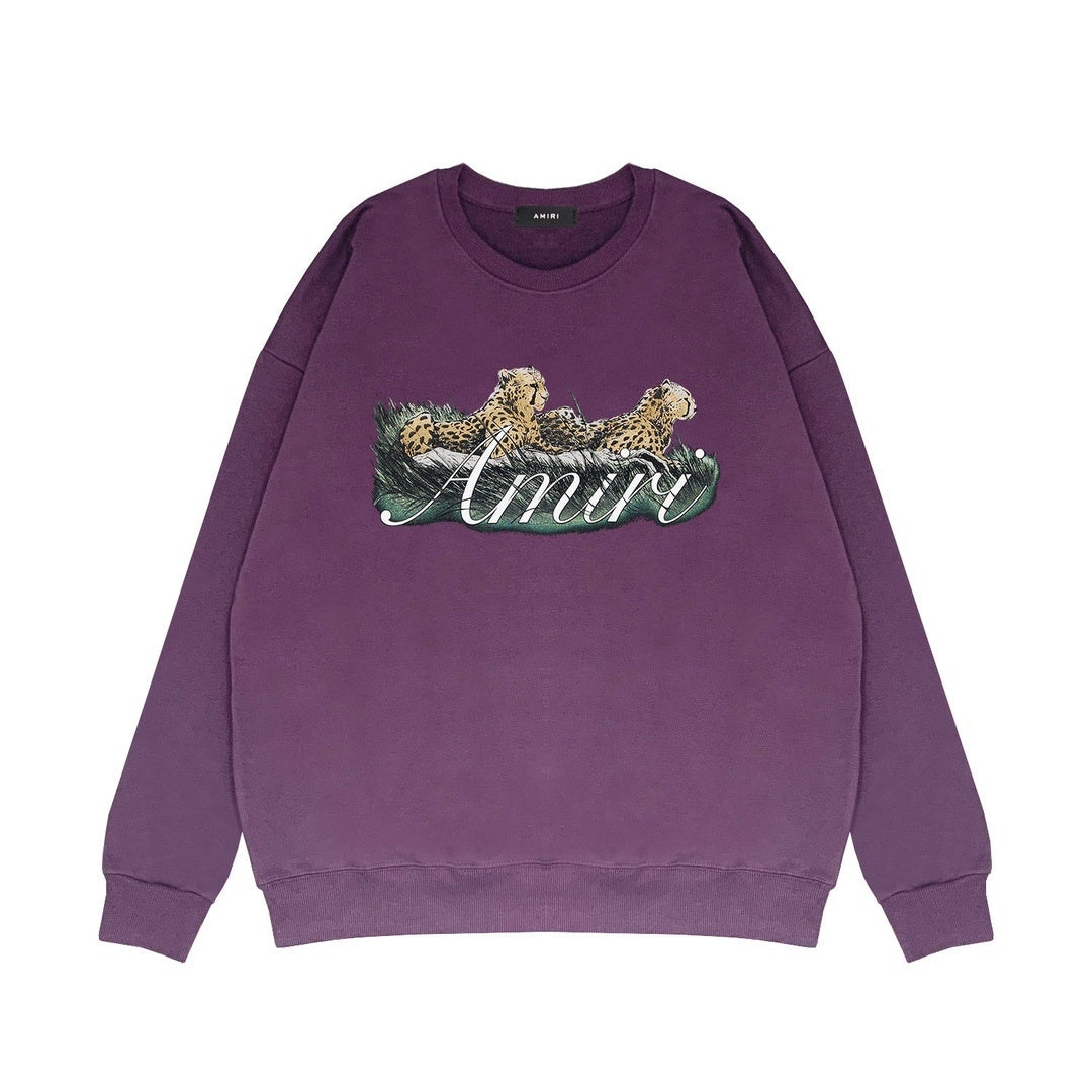 Amiri Cheeatah Sweatshirt "Purple"