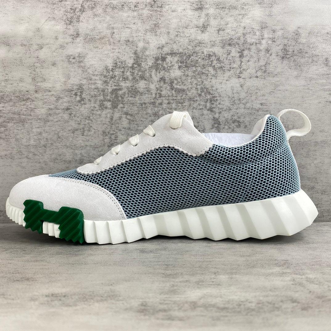 Hermes Bouncing Sneakers "Green-Grey"