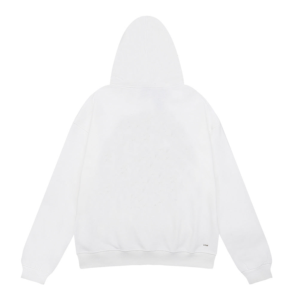 Amiri Core Logo Print Hoodie "White-Black"