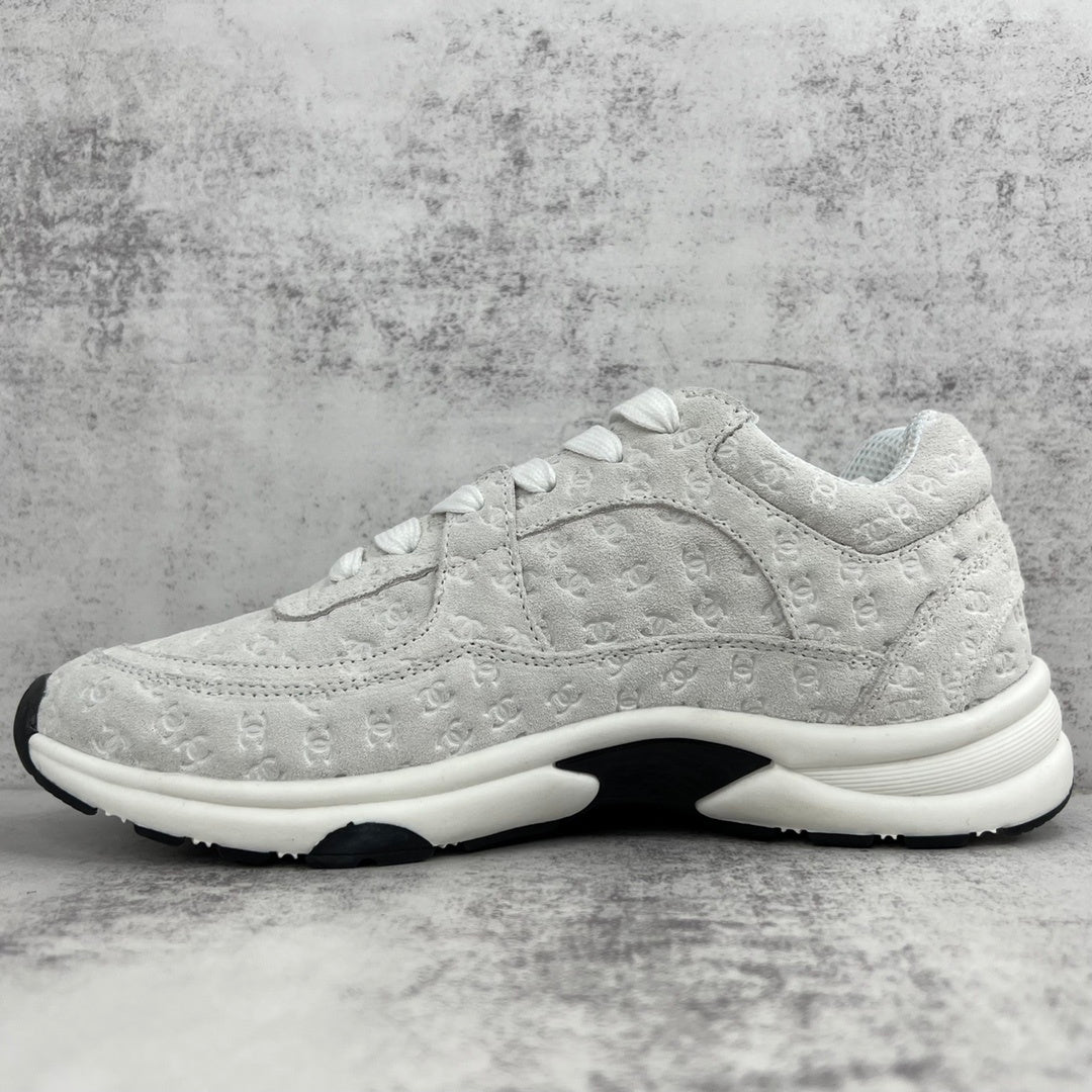 Chanel 22A "Grey All Over Logo"