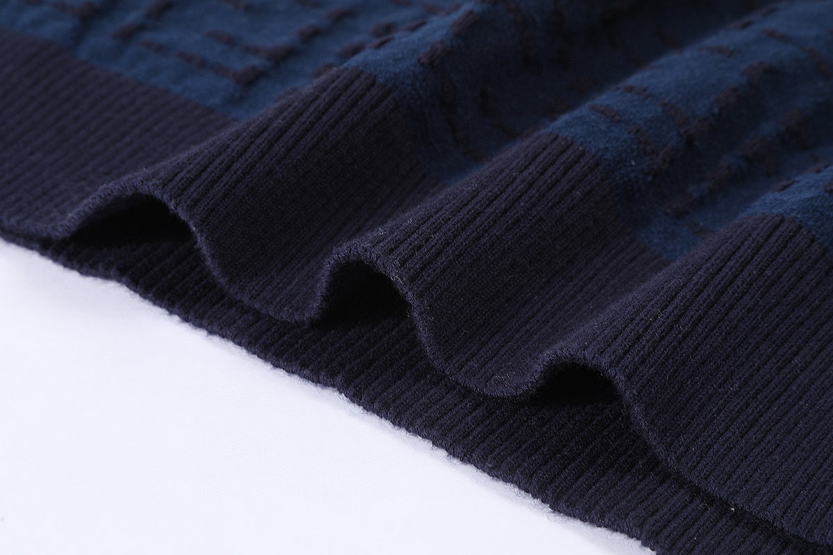 Fendi FF Cotton Pullover "Dark Blue"