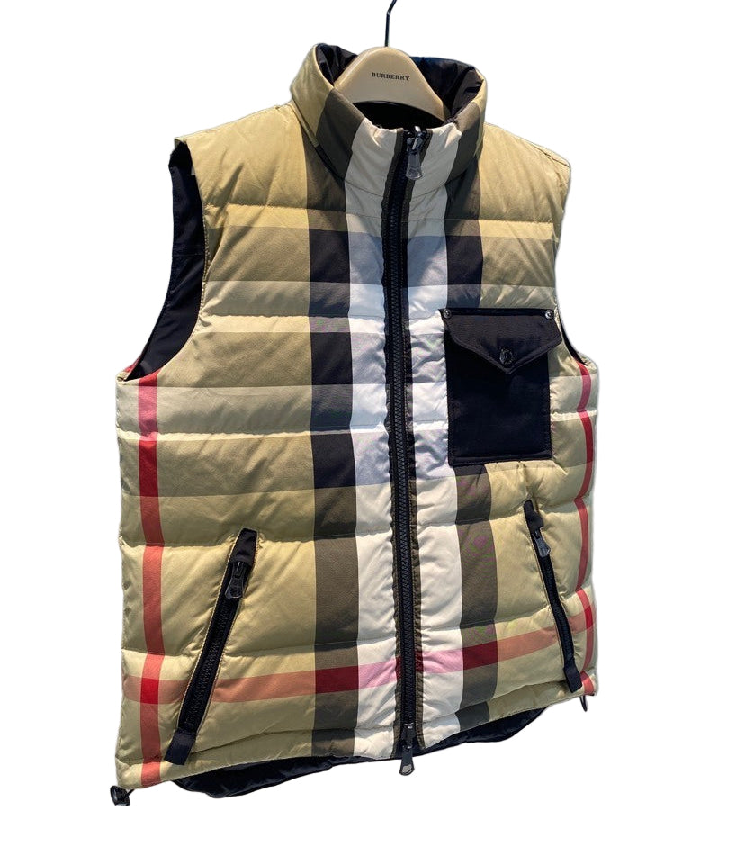 Burberry Reversible Down Vest "Black" and "Beige"
