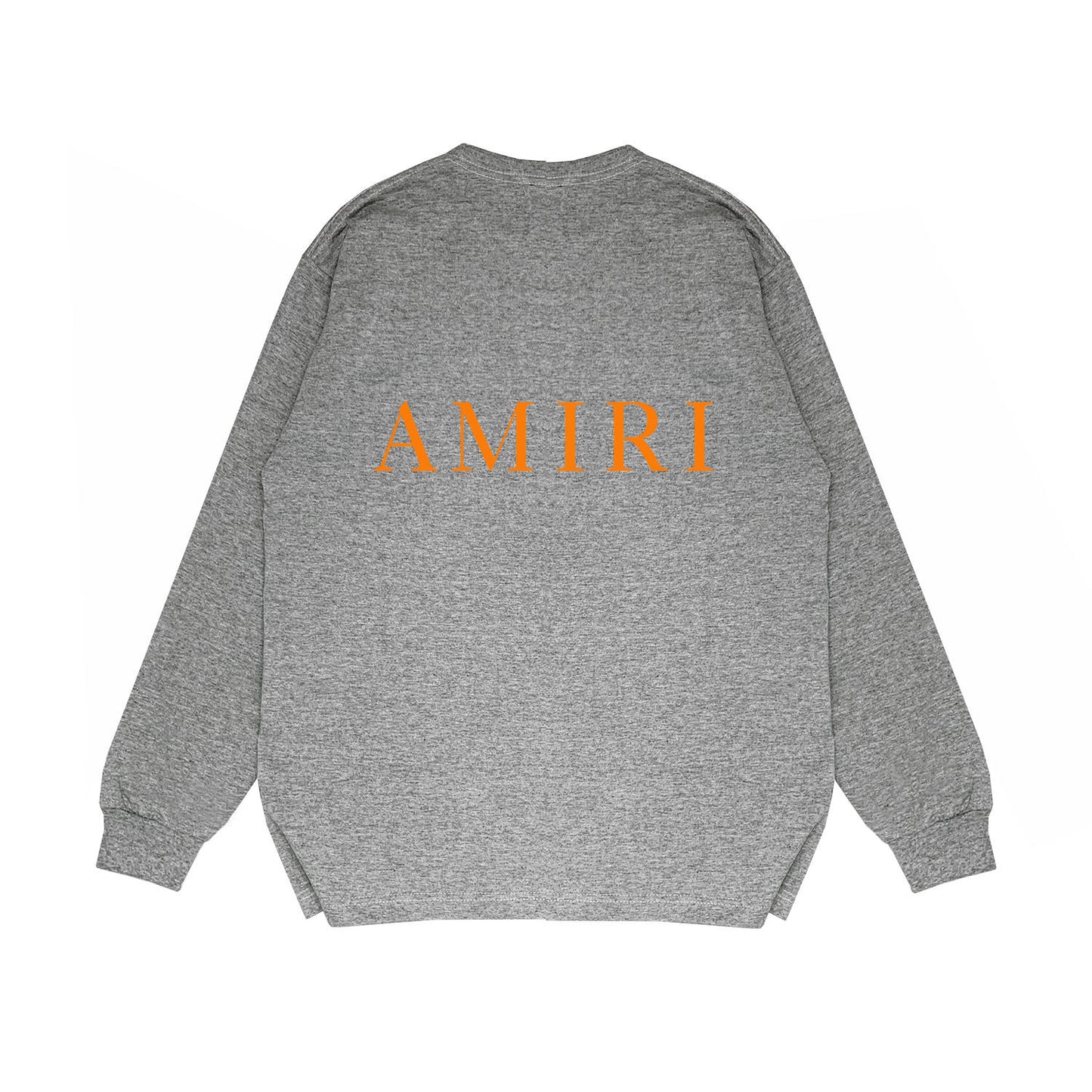 Amiri Core Logo Print Sweatshirt "Grey-Orange"