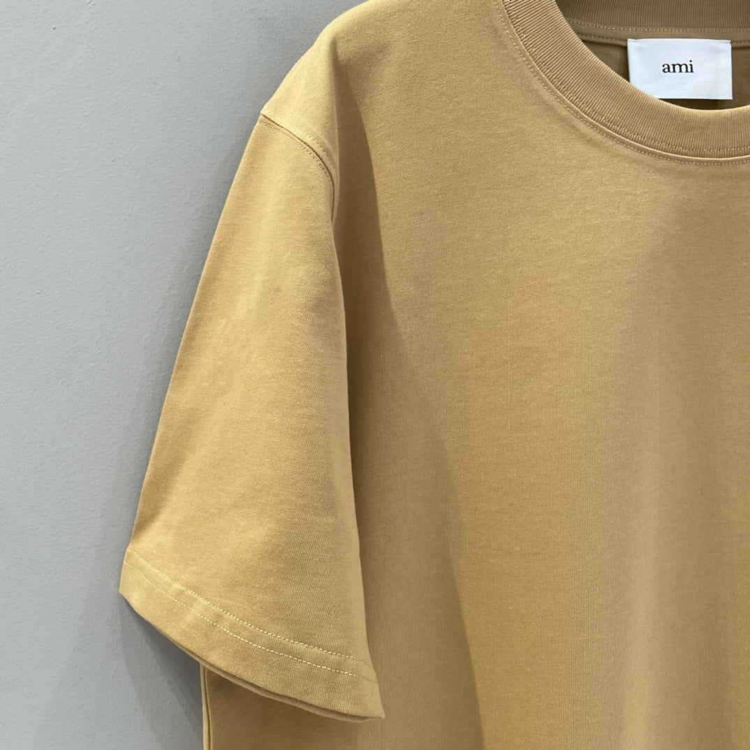Ami Paris T-Shirt "Beige-Green"