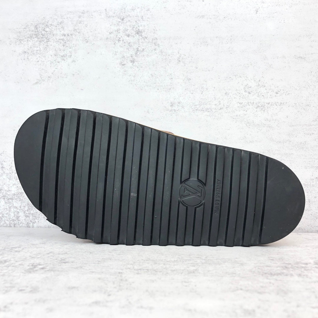 Louis Vuitton Slides "Black-Orange"