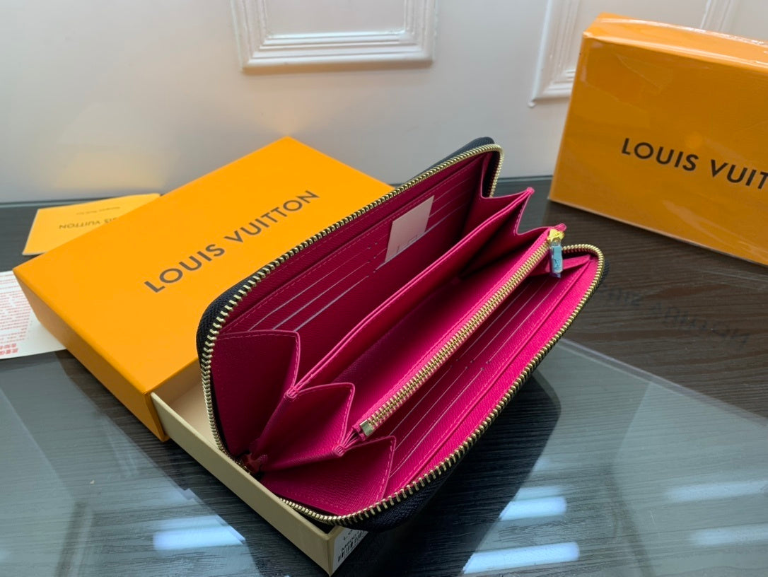 Louis Vuitton Zippy Wallet "Midnight Fuschia"