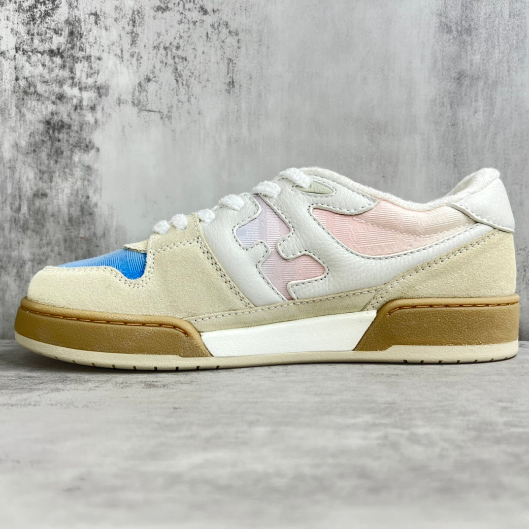 Fendi Match "White-Beige-Blue"