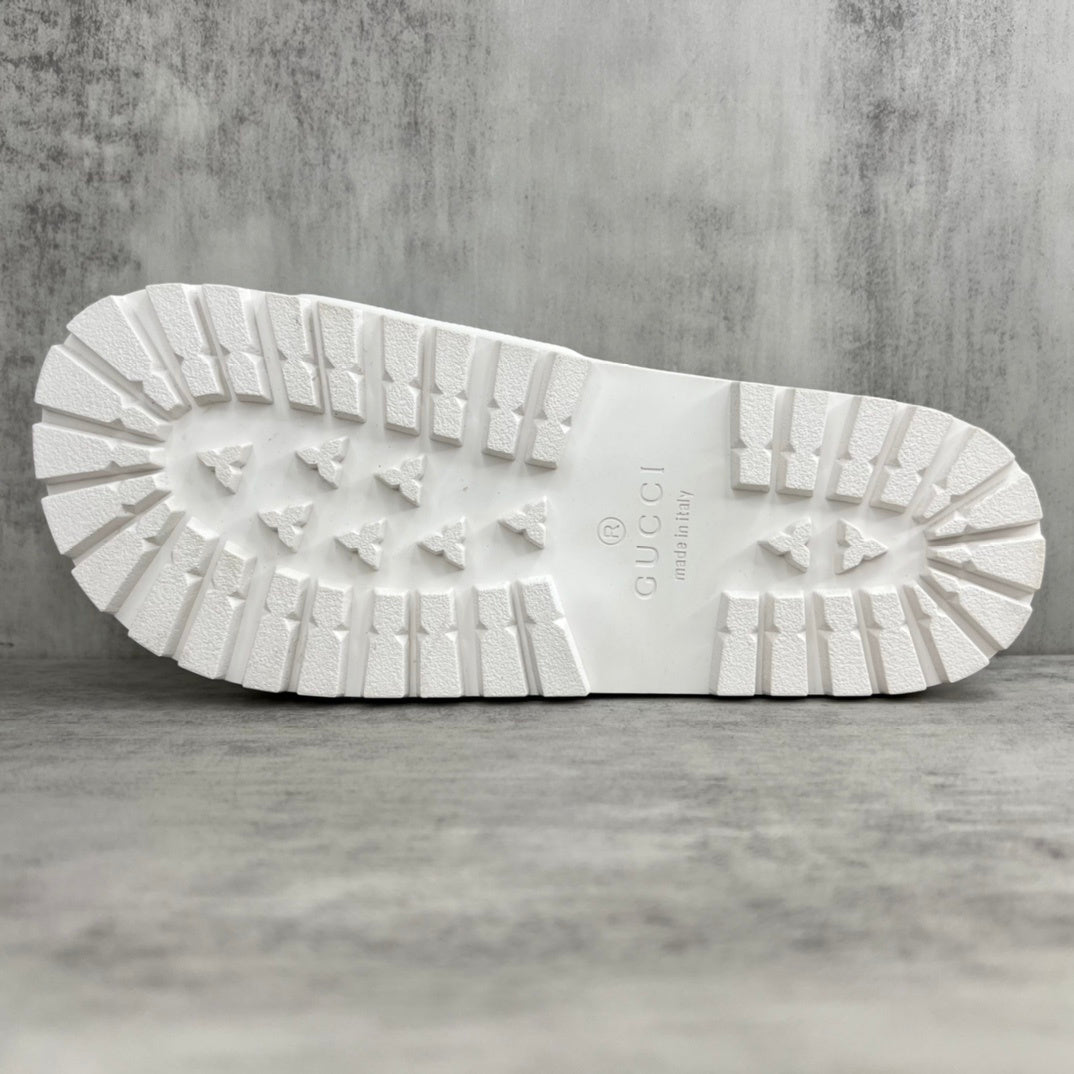 Gucci Snake Slides "White-Blue-Black"