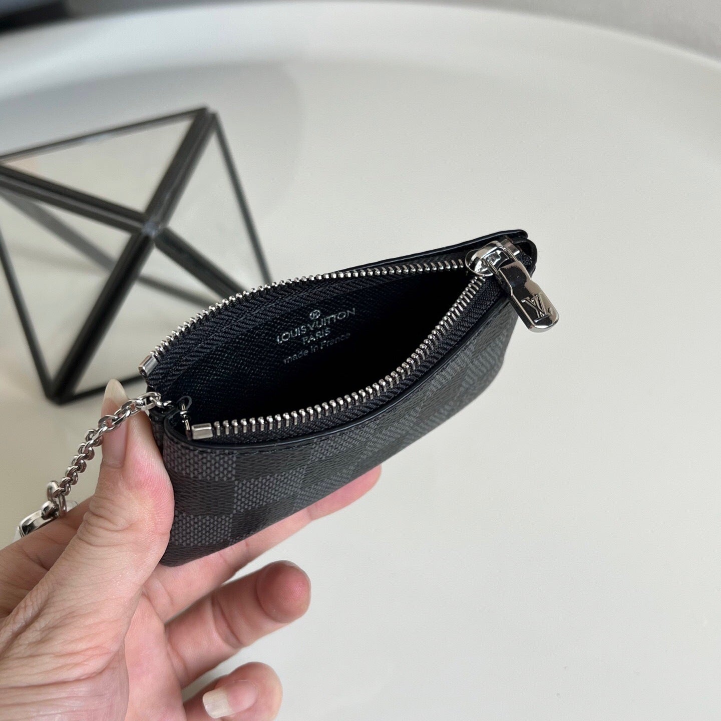 Louis Vuitton Key Pouch "Damier Graphite"