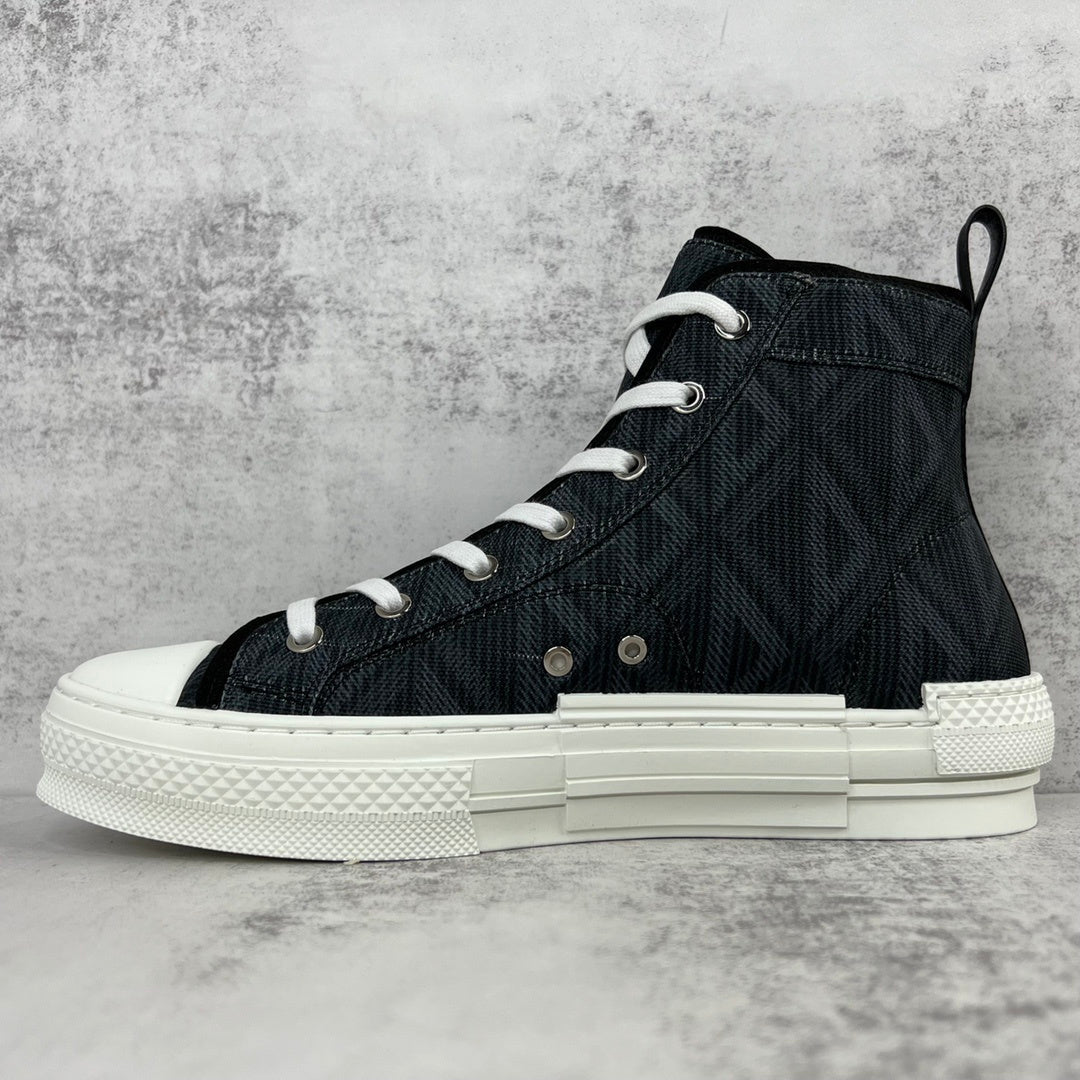 Dior B23 High-Top "Black CD Diamonds"