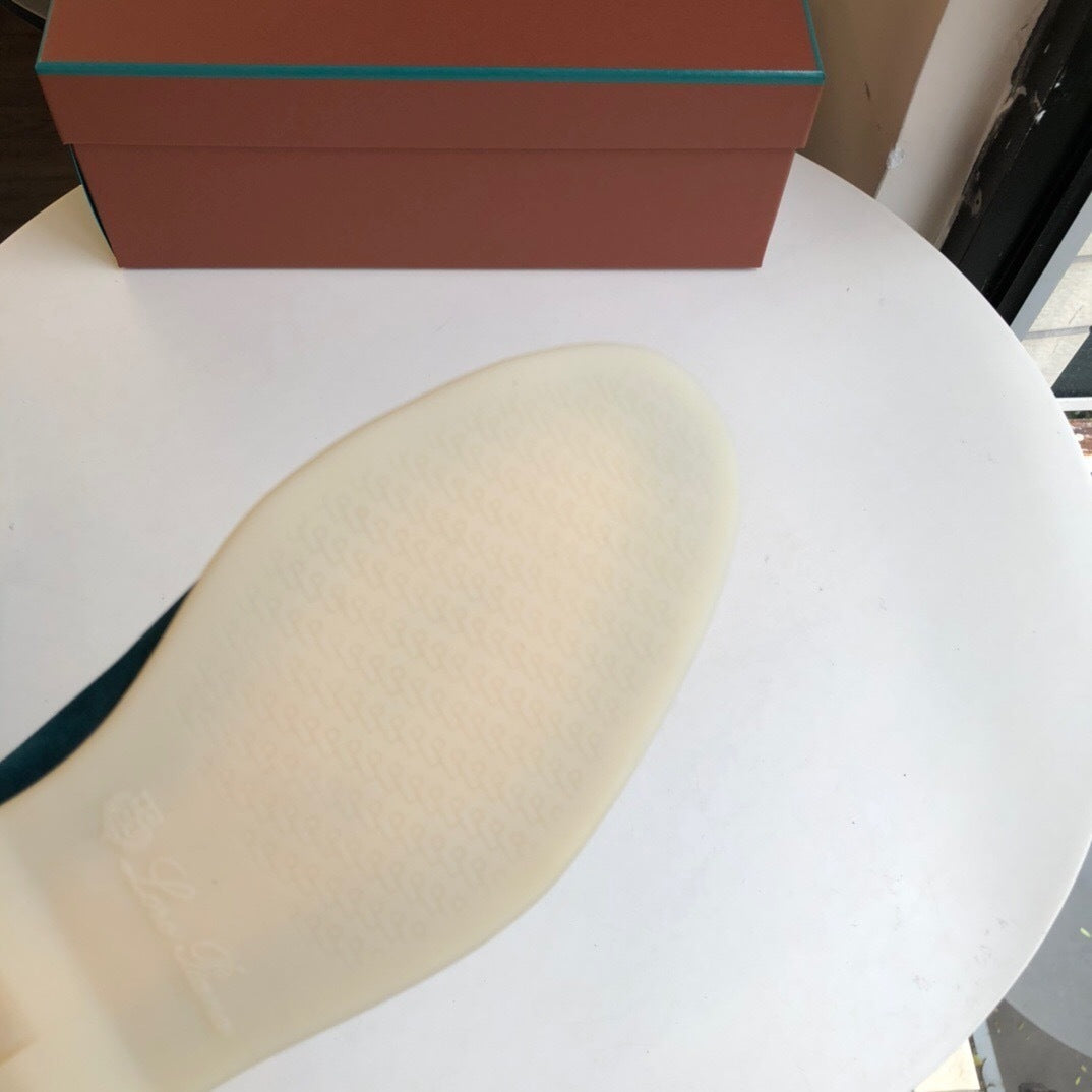 Loro Piana Summer Walk Loafers "Cyan"