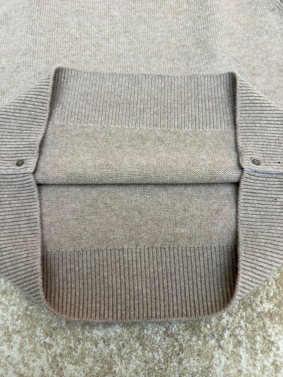 Thom Browne 4-Bar Wool Sweater "Beige"