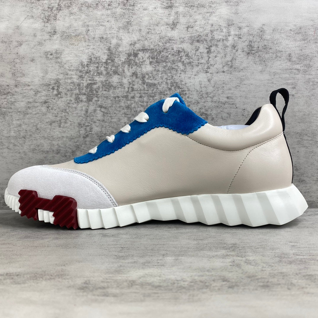 Hermes Bouncing Sneakers "Beige-Grey-Blue"