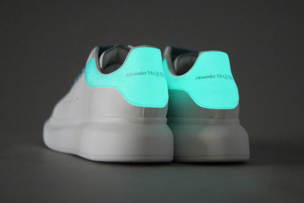 Alexander McQueen Oversized "White-Blue Reflective"