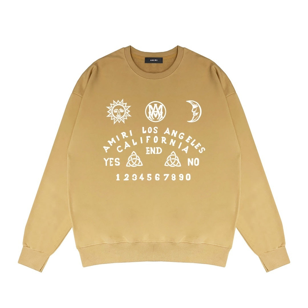 Amiri Ouija Board Sweatshirt "Sand-White"
