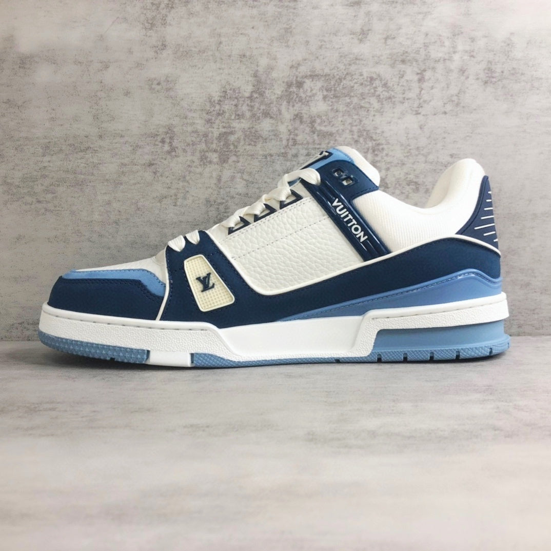 Louis Vuitton Trainers "Blue-White"