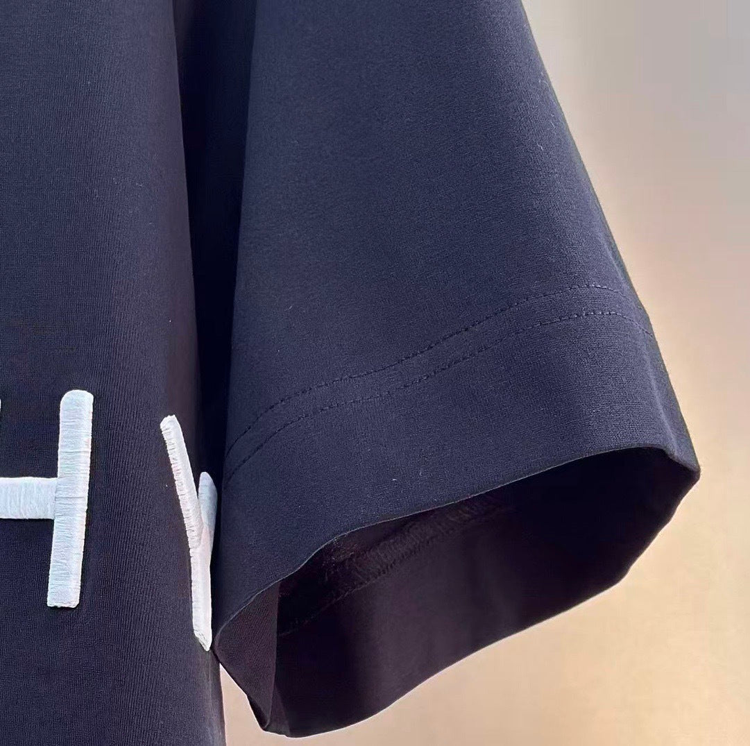 Givenchy Embroidered Logo T-Shirt "Black"